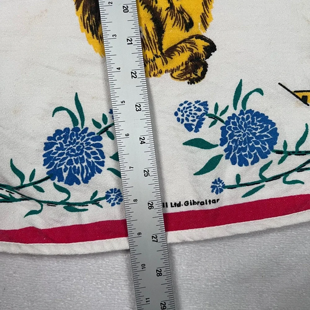 Gibraltar Souvenir Apron Novelty Graphic Print Kitchen‎ Cooking White